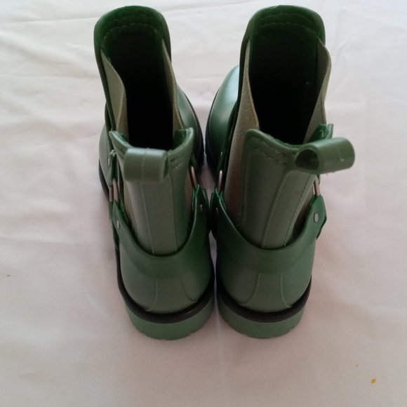 Bernardo Women's  green Zoe Rain Boots size 9 - Picture 5 of 7